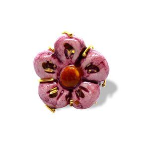 RING WITH FLOWER Sicilian ring